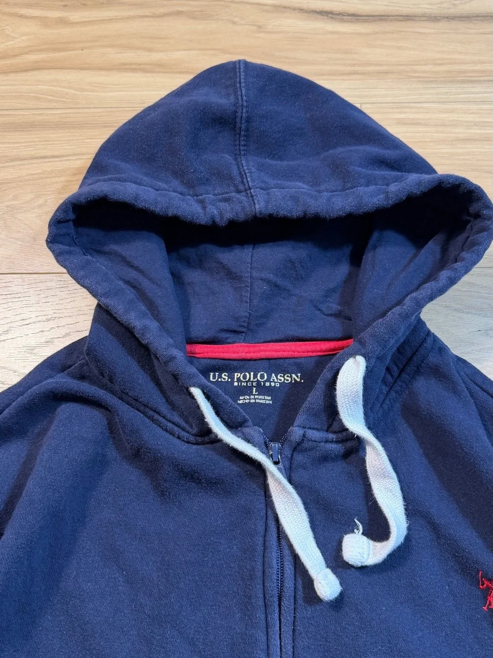 U.S. Polo Assn. Navy Zip-Up Hoodie